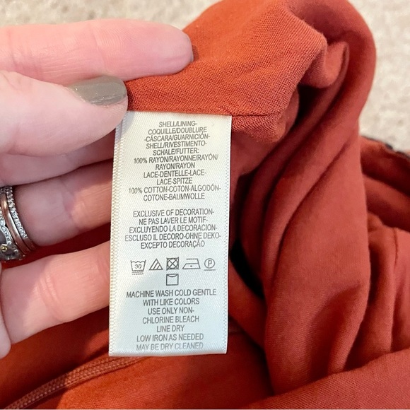 ANTHROPOLOGIE Maeve Desert Embroidered Jumpsuit SIZE 4 EUC - Picture 15 of 16